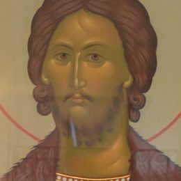 Икона Александра Невского у нас в храме