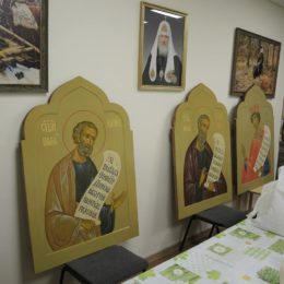 Работа над созданием пророческого ряда иконостаса идет!