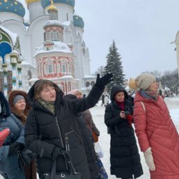 Перед Рождеством группа прихожан нашего храма совершила паломническую поездку в Троице-Сергиеву Лавру и Гефсиманский Черниговский скит