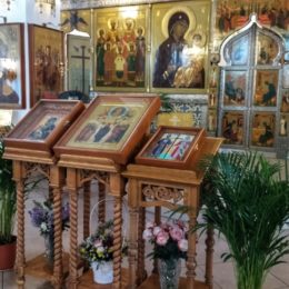Фотоальбом полиелейного богослужения под праздник Владимирской иконы Пресвятой Богородицы и Равноапостольных  Константина и Елены