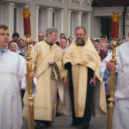 2 июня торжественно прославили праздник Вознесения Господня в храме Живоначальной Троицы в Косино
